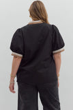 Parker Curvy Bubble Sleeve Top