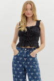 Charli Smocked Tank