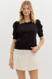 Alexis Puff Sleeve Pull Over Top