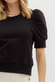 Alexis Puff Sleeve Pull Over Top