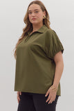 Camiryn Collared Curvy Top