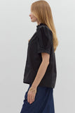 Curvy Lori Button Up Blouse