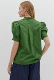 Curvy Lori Button Up Blouse