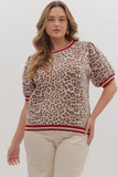 Kenzie Leopard Sweater Top