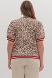 Kenzie Leopard Sweater Top