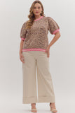Kenzie Leopard Sweater Top
