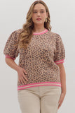 Kenzie Leopard Sweater Top