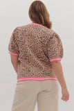 Kenzie Leopard Sweater Top