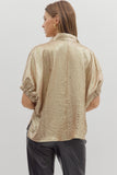 Vanessa Metallic Top