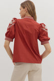 Emily Detailed Puff Sleeve
