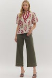 Riley Floral Print Top