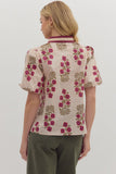 Riley Floral Print Top