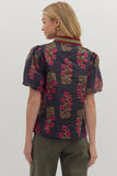 Riley Floral Print Top