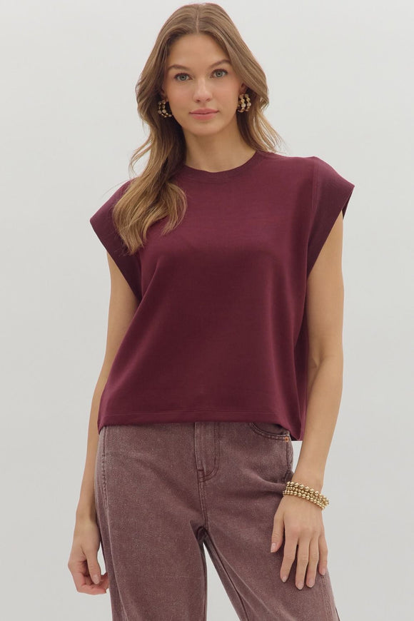 Paisley Cap Sleeve Top