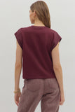 Paisley Cap Sleeve Top