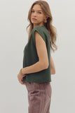 Paisley Cap Sleeve Top