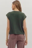 Paisley Cap Sleeve Top