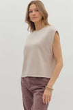 Paisley Cap Sleeve Top