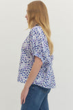Tessa Leopard V-Neck Top