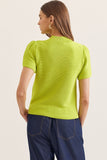 Laci Puff Sleeve Knit Top