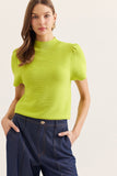 Laci Puff Sleeve Knit Top