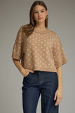 Averi Polka Dot Knit Sweater