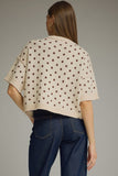 Averi Polka Dot Knit Sweater
