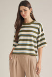 Tory Stripe Knit Top