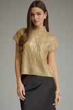 Loraine Solid Metallic Top