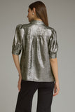 Lainey Solid Metallic Top
