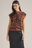Landri Zebra Print Top