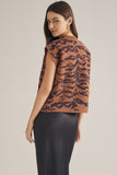 Landri Zebra Print Top