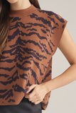 Landri Zebra Print Top