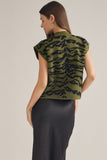 Landri Animal Print Knit Top