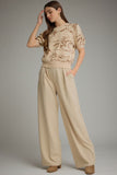 Ash Western Print Top