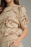 Ash Western Print Top
