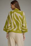 Amelia Abstract Print Sweater