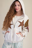 Chloe Star Patch Designed Hoodie