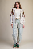 Chloe Star Patch Designed Hoodie