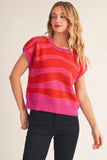 Ellie Zebra Sweater Top