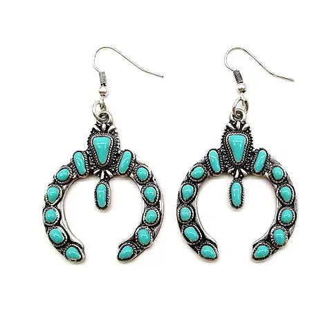 Western Squash Blossom Earring