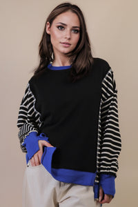 Hannah Striped Sweatshirt