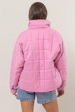 Stormie Quilted Puffer Jacket- Pink