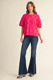 Jodi Polka Dot Knit Top