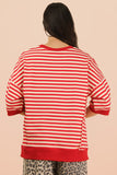 Sydney Oversized Stripe Casual Top