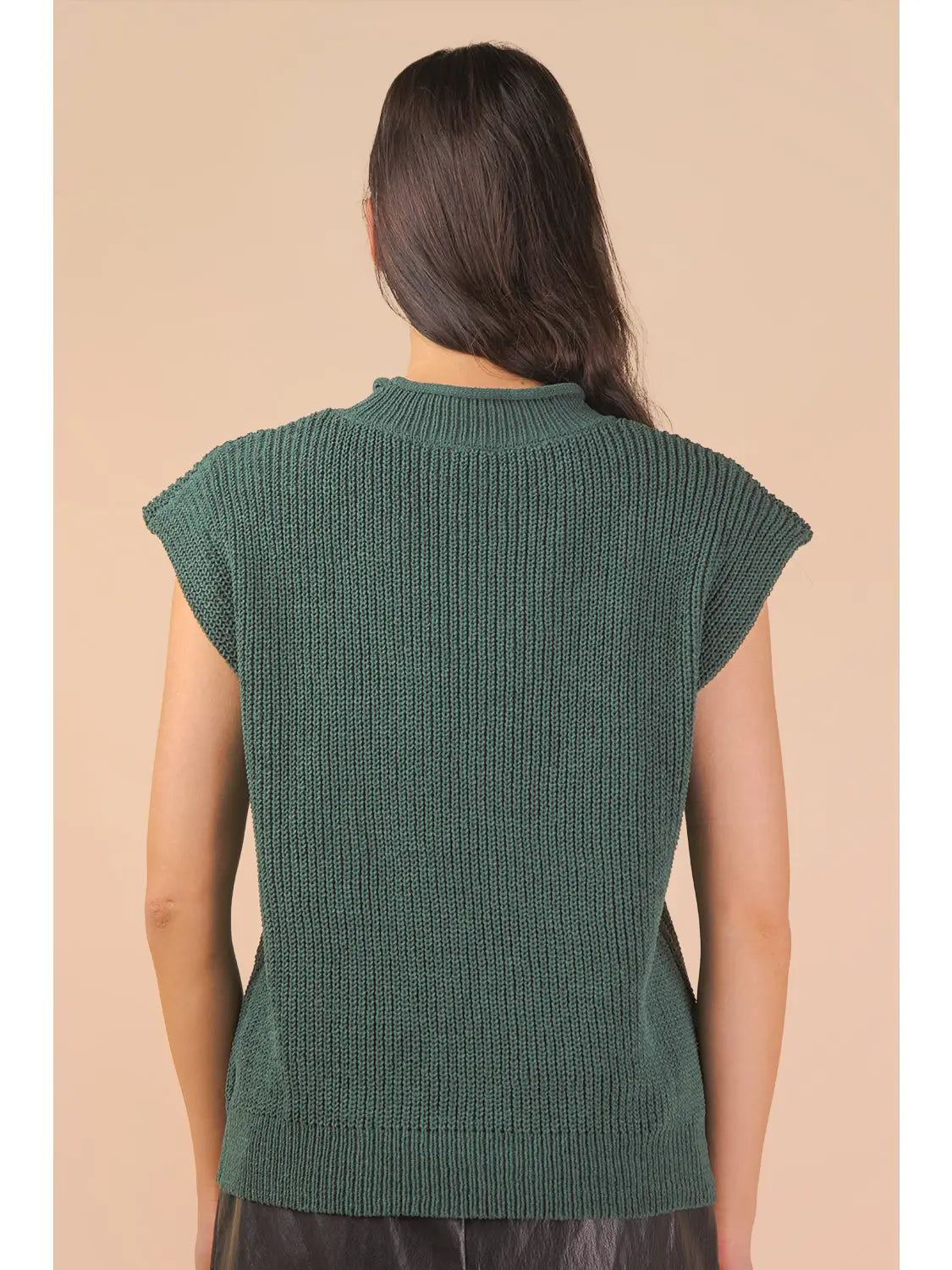 Josie Knit Sweater Vest- Tan – Missy's Boutique