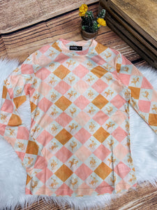 Savannah Bronc Mesh Top