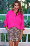Safari Chic Leopard Skort