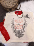 Wild & Free Bird Muscle Tee- Ivory