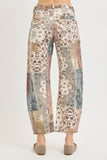 Risen Earth Block Barrel Jeans